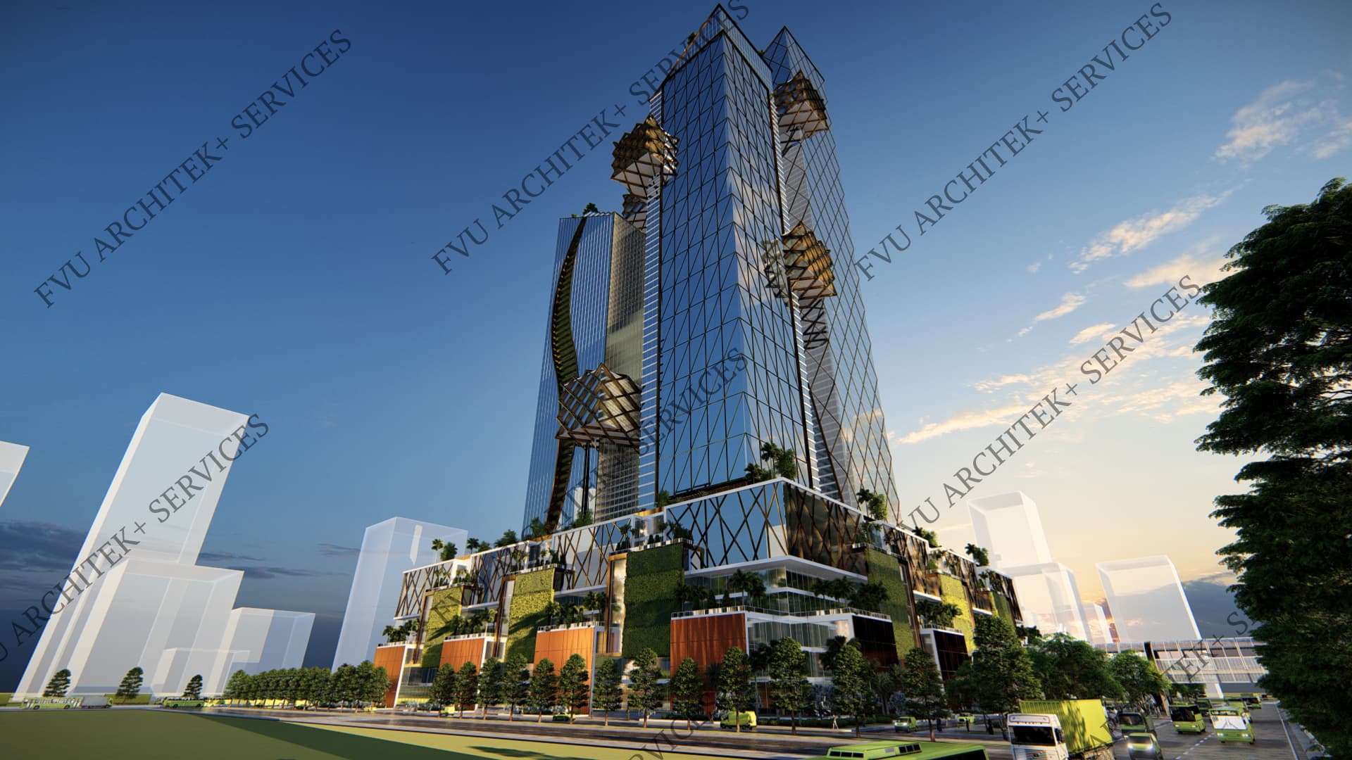 4 TOWERS