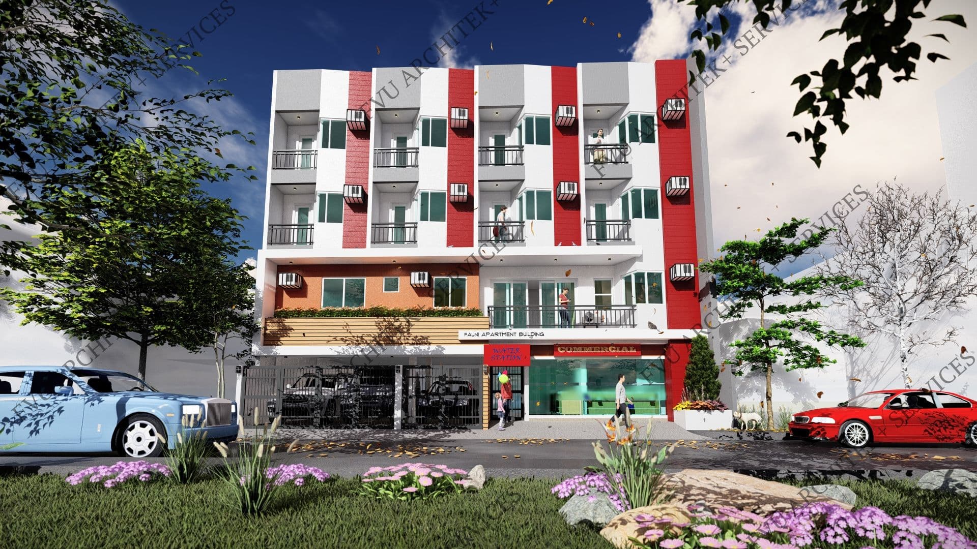 PROPOSED 4 STOREY APARTMENT BUILDING