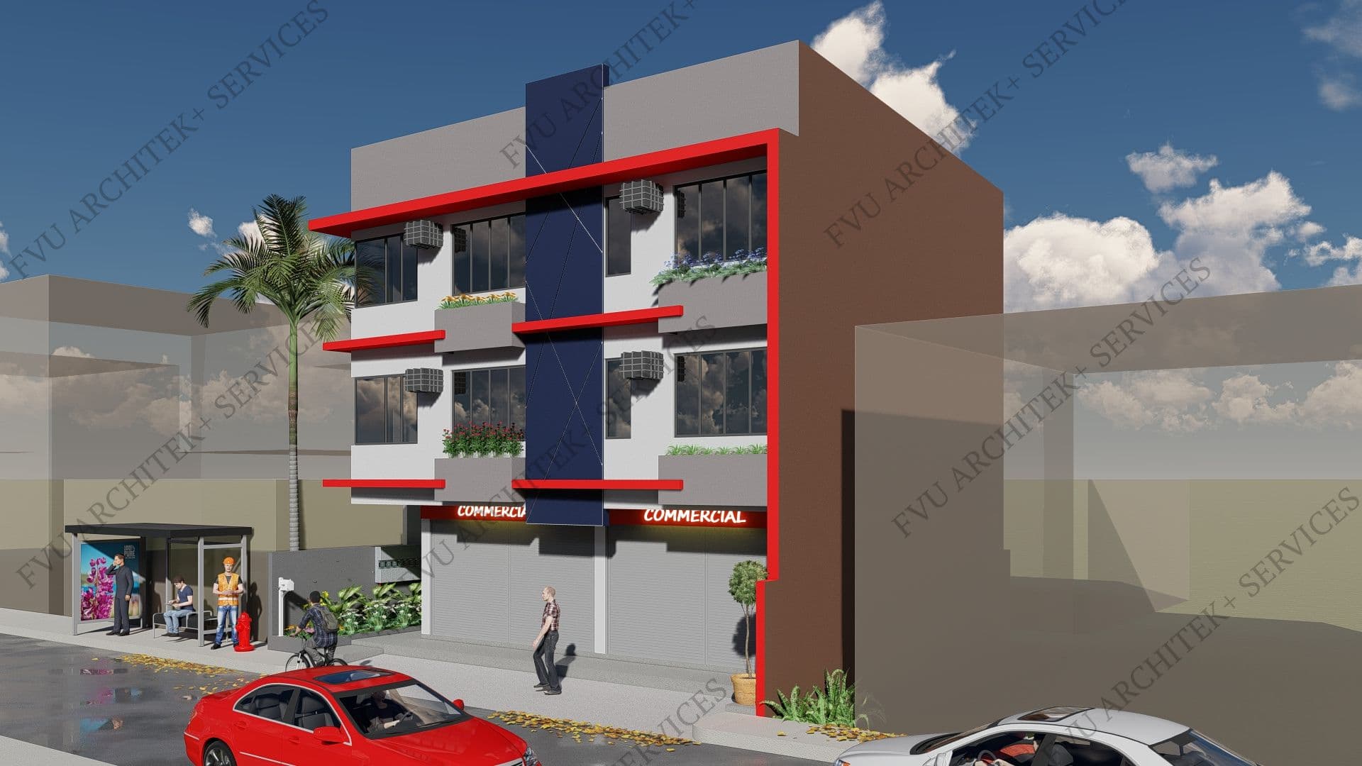 PROPOSED 3 STOREY COMMERCIAL BUILDING WITH APARTMENT thumbnail 2