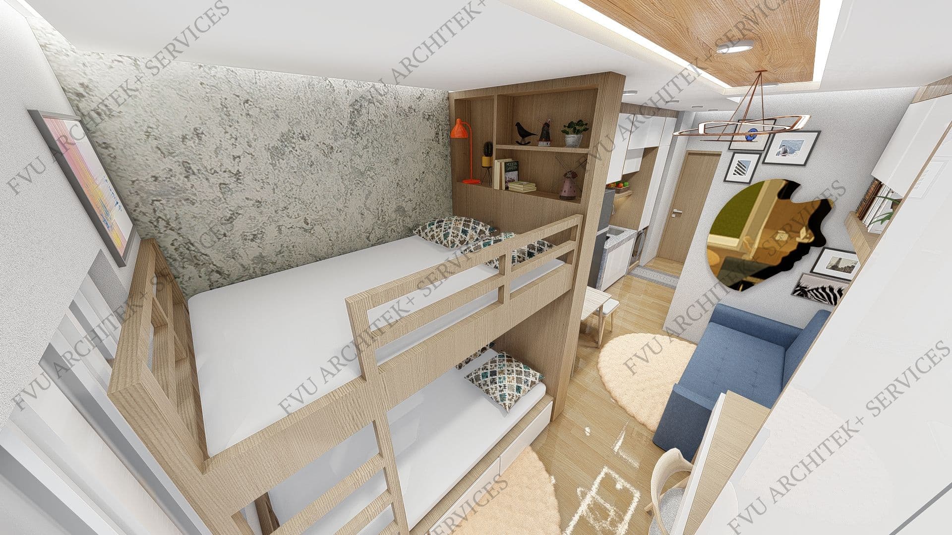 VICTORIA TOWERS UNIT B16 & B17 INTERIOR DESIGN thumbnail 3