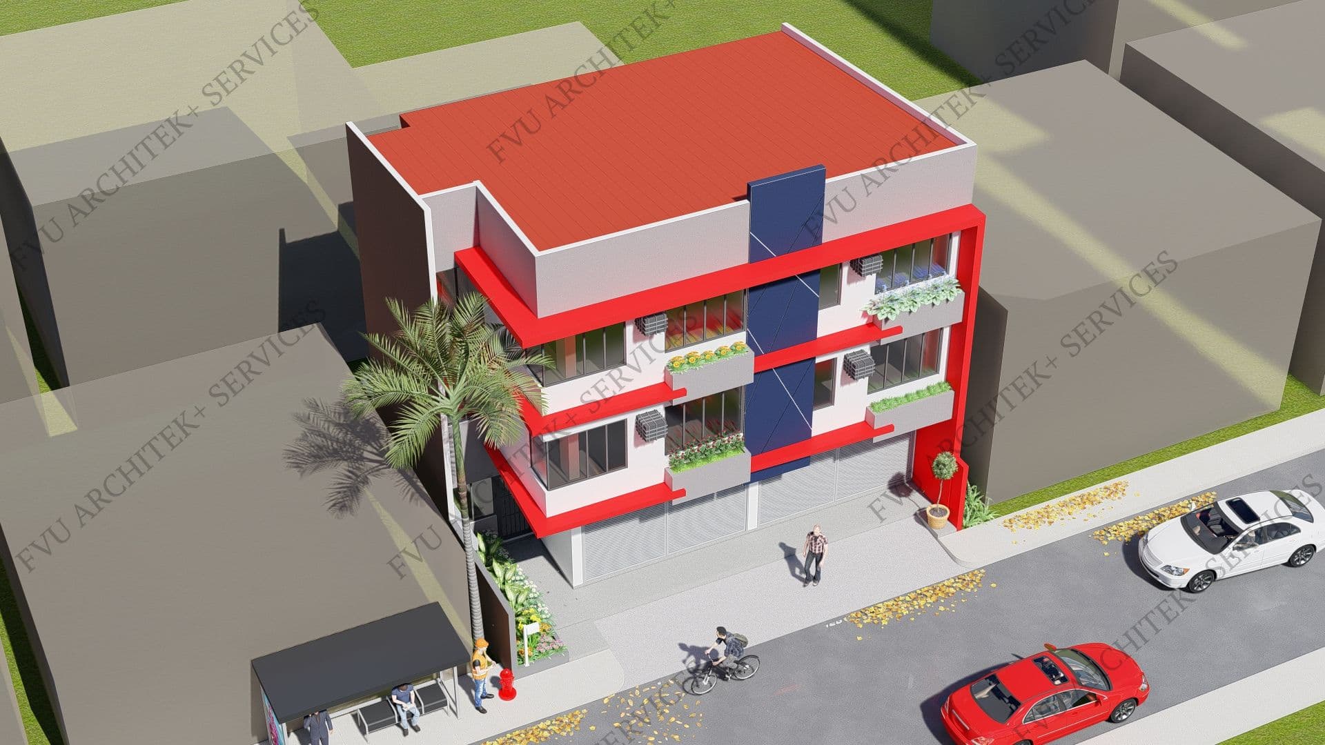 PROPOSED 3 STOREY COMMERCIAL BUILDING WITH APARTMENT thumbnail 3