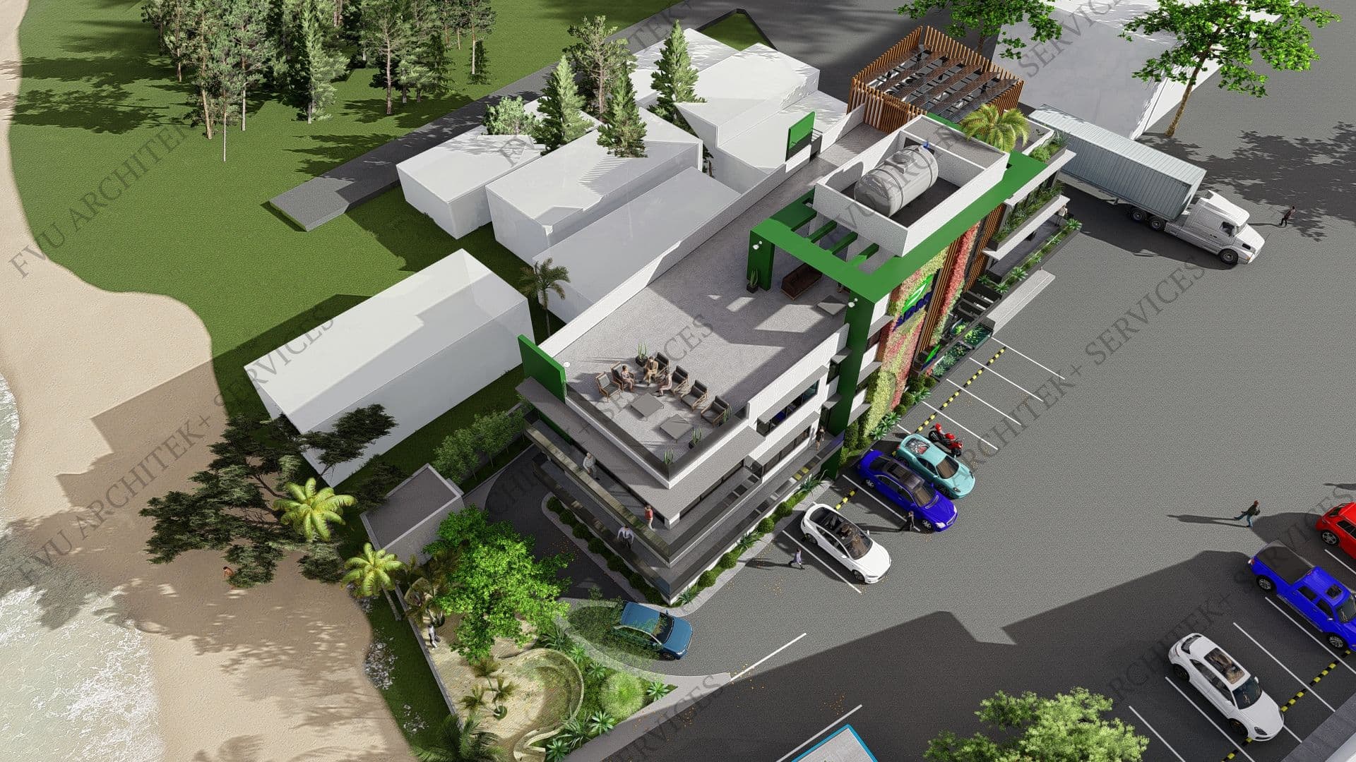 PROPOSED 3 STOREY OFFICE BUILDING WITH ROOF DECK thumbnail 3