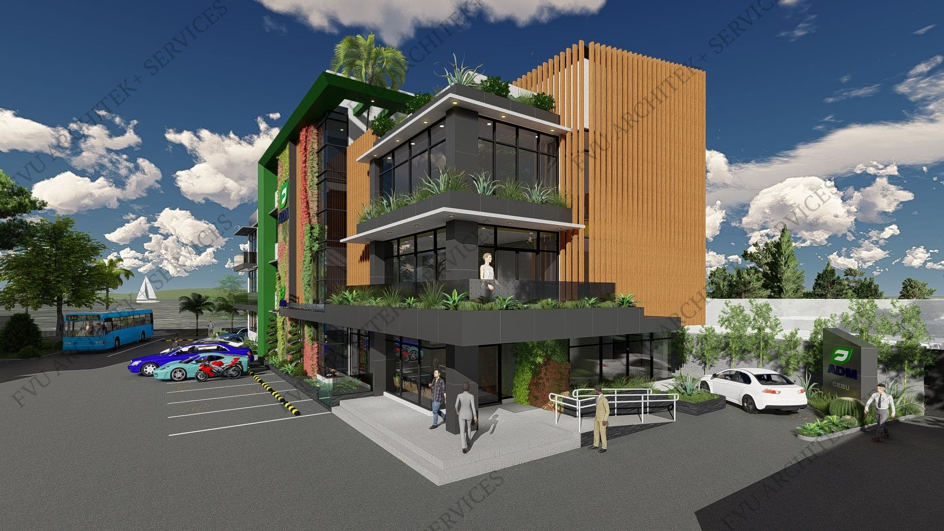 PROPOSED 3 STOREY OFFICE BUILDING WITH ROOF DECK thumbnail 4