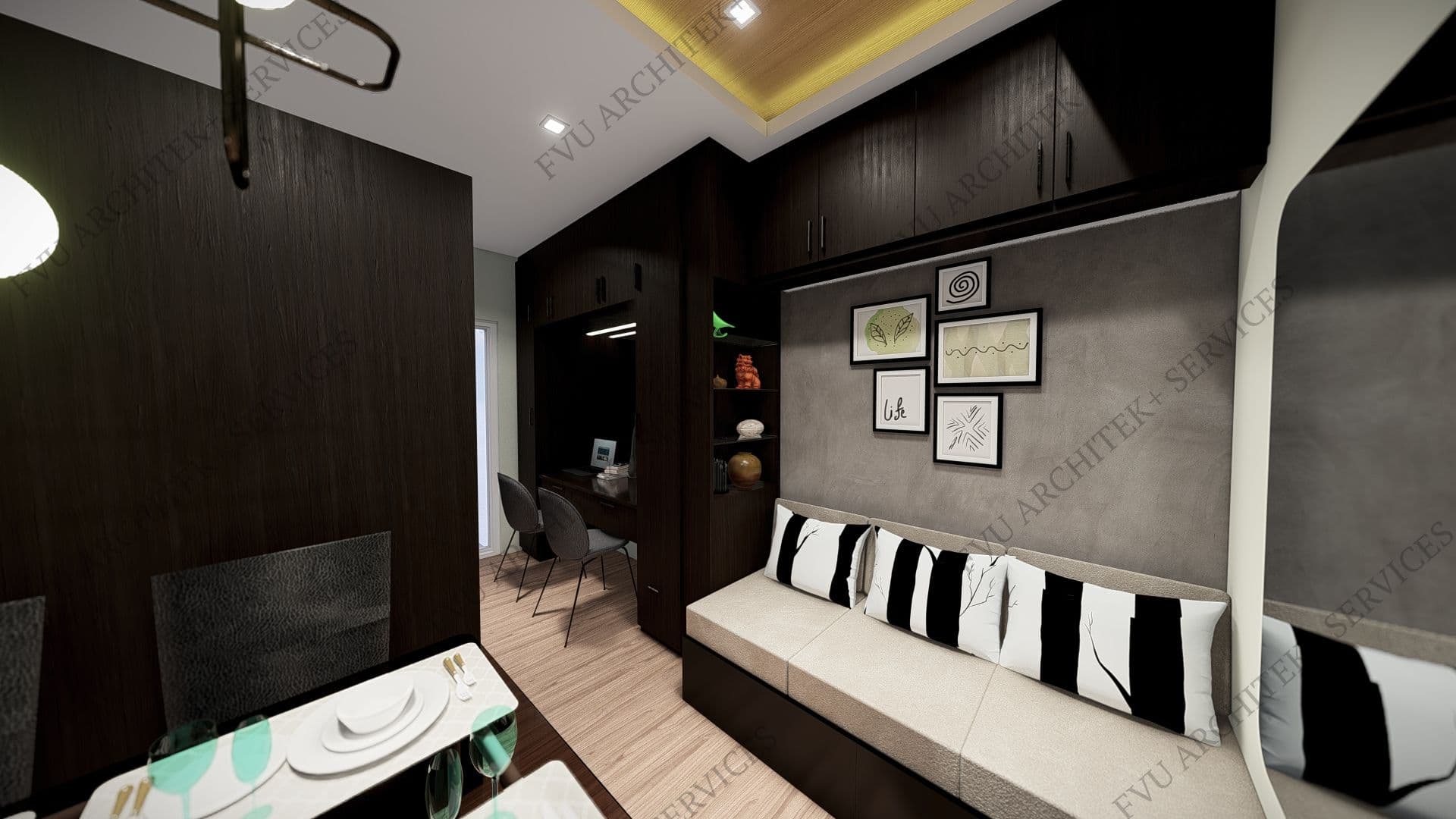 VICTORIA TOWERS UNIT B16 & B17 INTERIOR DESIGN thumbnail 5