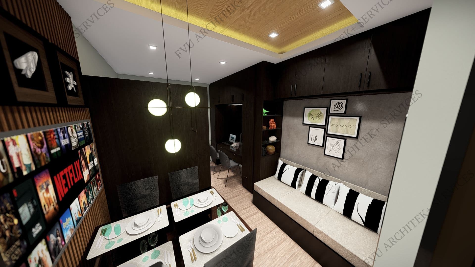 VICTORIA TOWERS UNIT B16 & B17 INTERIOR DESIGN thumbnail 7